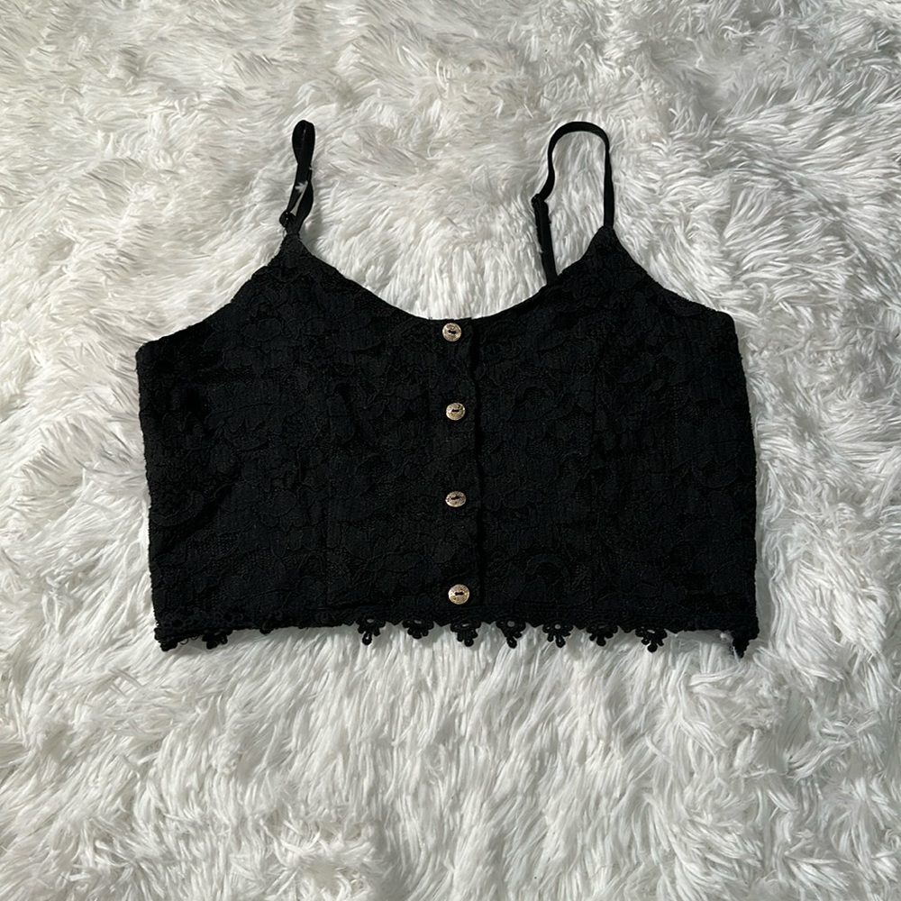Black Bralette / crop top